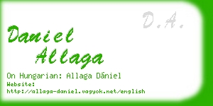 daniel allaga business card